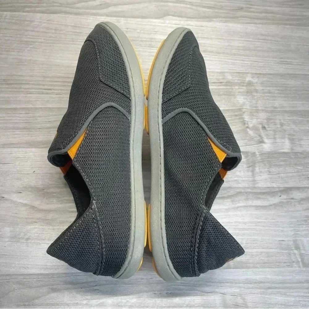 Olukai Nohea Gray Mesh Casual Comfort Slip On Shoes Men’s Size 8.5 - Picture 5 of 11